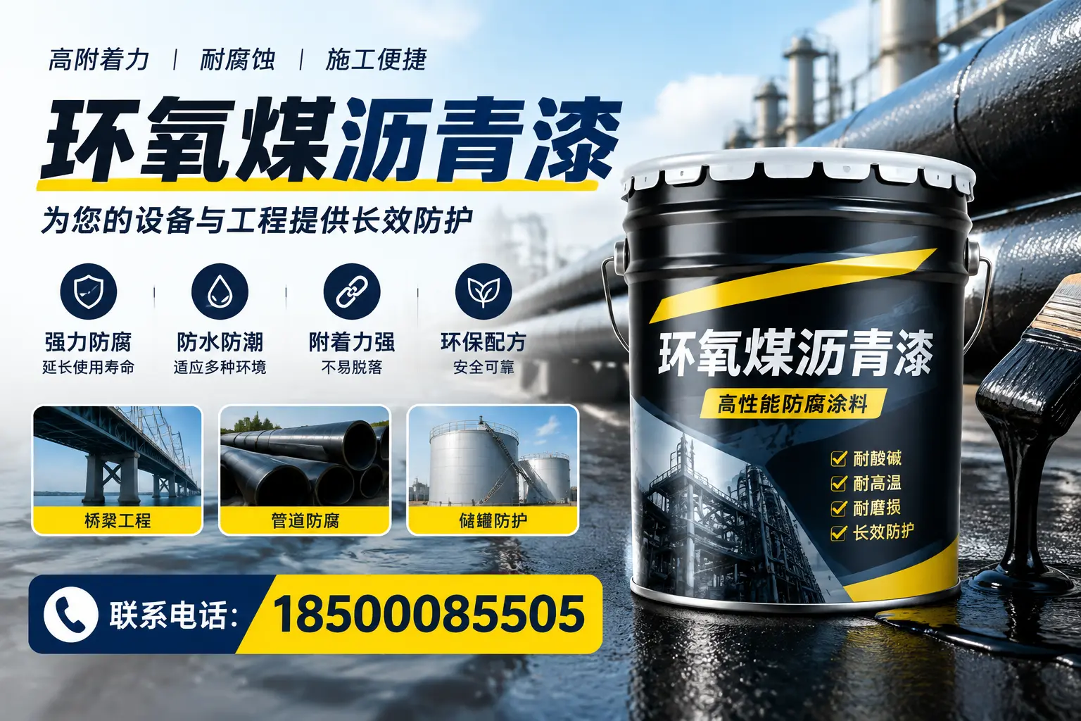 环氧煤沥青漆与其他涂料的对比分析，助力阿拉善企业决策